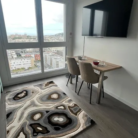 Apartment Vivez Le Panorama A 180 - Parking - Proximite De La Gare Le Havre