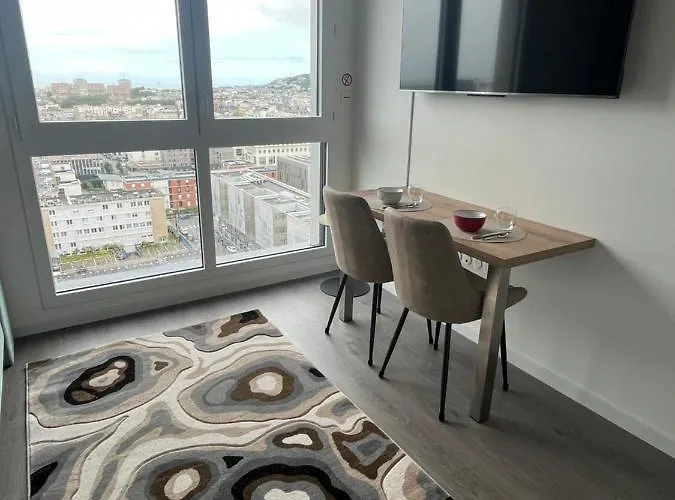 Appartement Vivez Le Panorama A 180 - Parking - Proximite De La Gare Le Havre